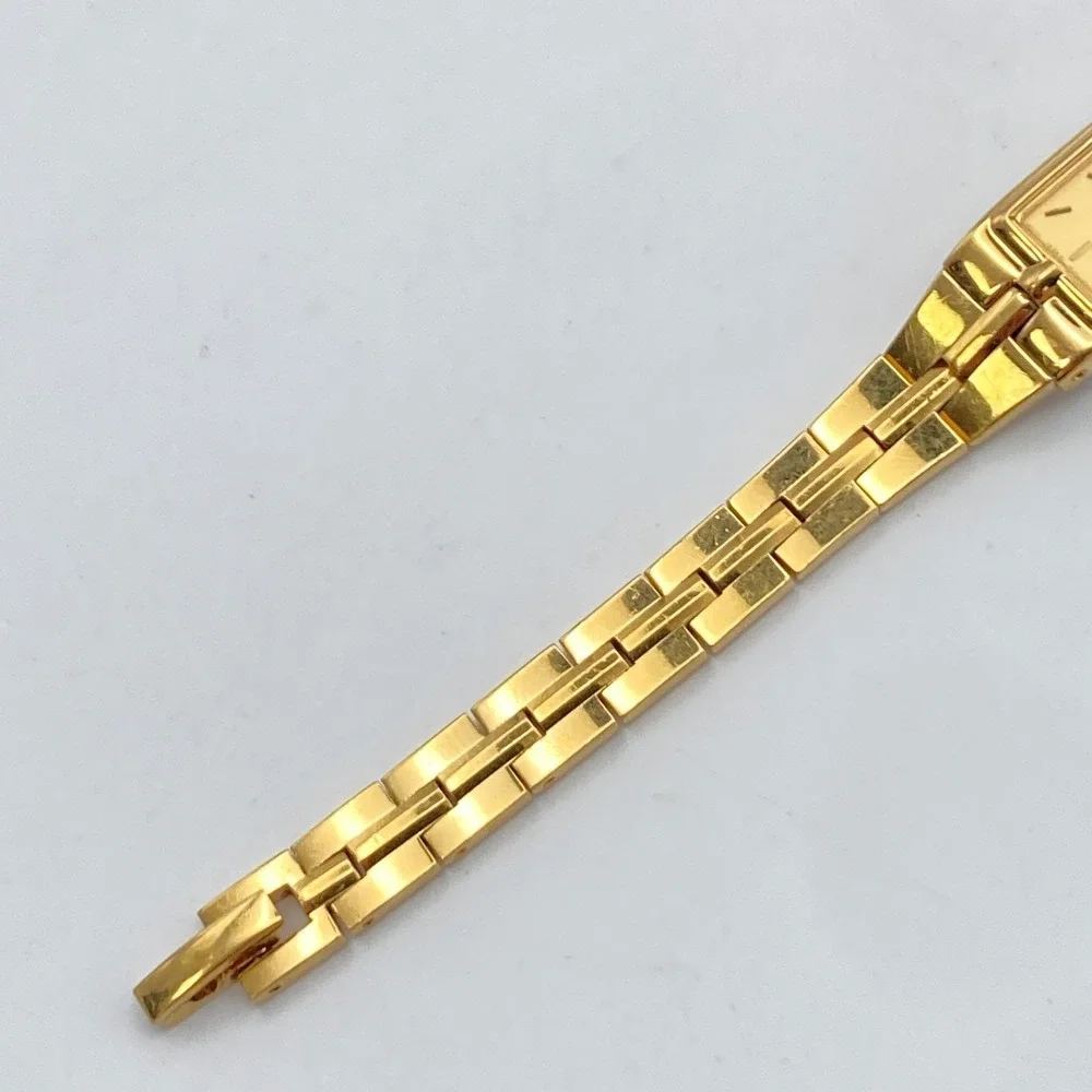 Vintage Seiko Womens Watch Tank 17mm Gold Tone 2E20-7479 New Battery SMALL 5.75